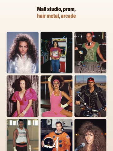 Studio 80s: AI Retro Yearbook iPad screenshot