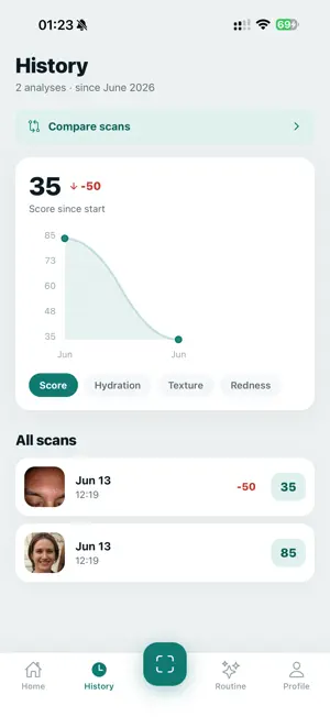 Skintel: AI Skin Analysis screenshot 2