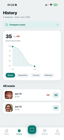 Skintel: AI Skin Analysis Screenshot 2 of 4