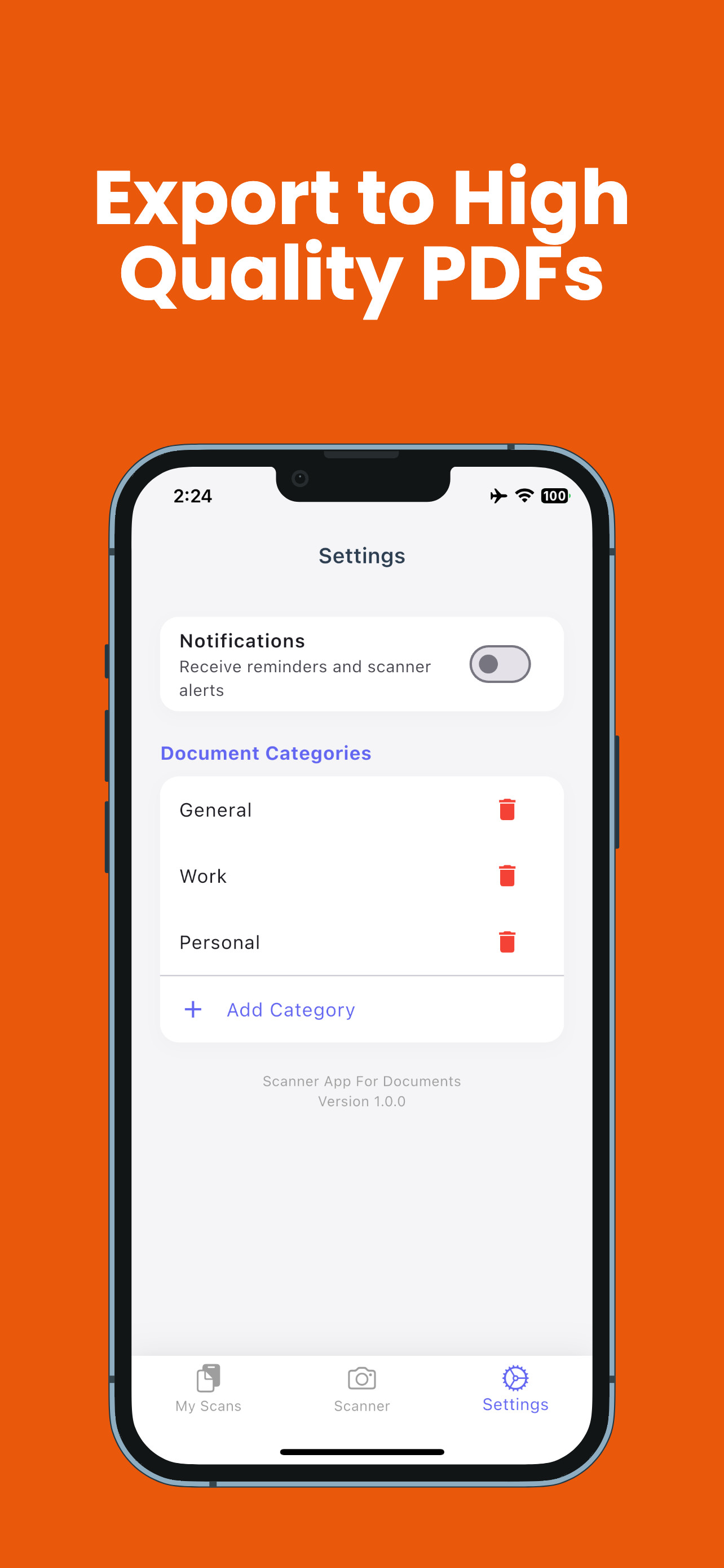 SC - Scanner app for documents screenshot 5