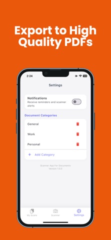 SC - Scanner app for documents iPhone screenshot