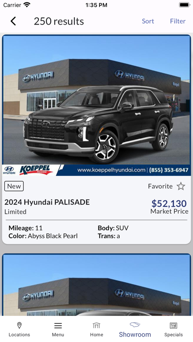 Koeppel Auto Group MLink Screenshot