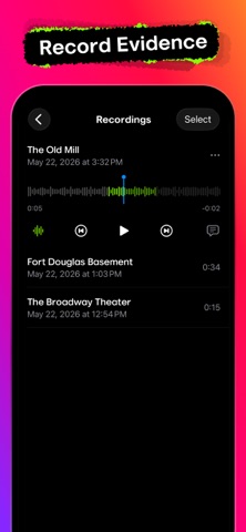 Ghost Radio: EVP Spirit Box iPhone screenshot