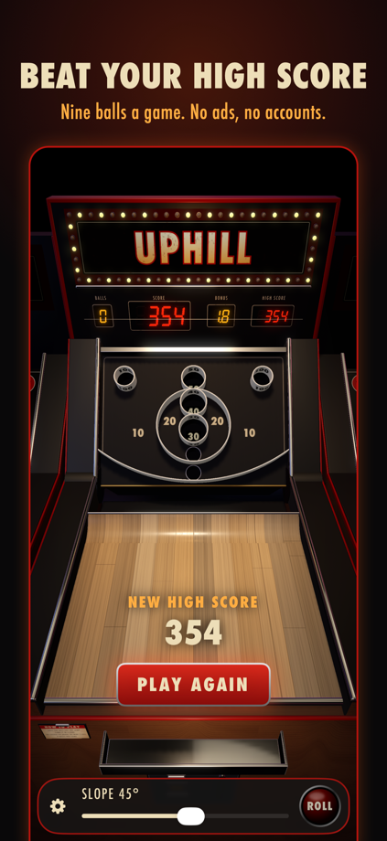 Uphill: Bowling Arcade Game App Store screenshot 5