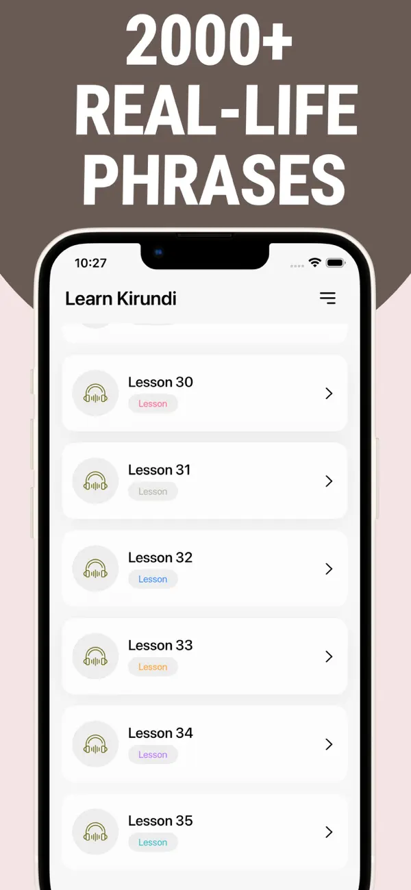 Screenshot #2 pour Fast - Speak Kirundi Language