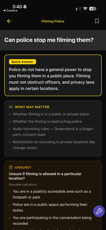 Know Your Rights QLD screenshot 9 of 10