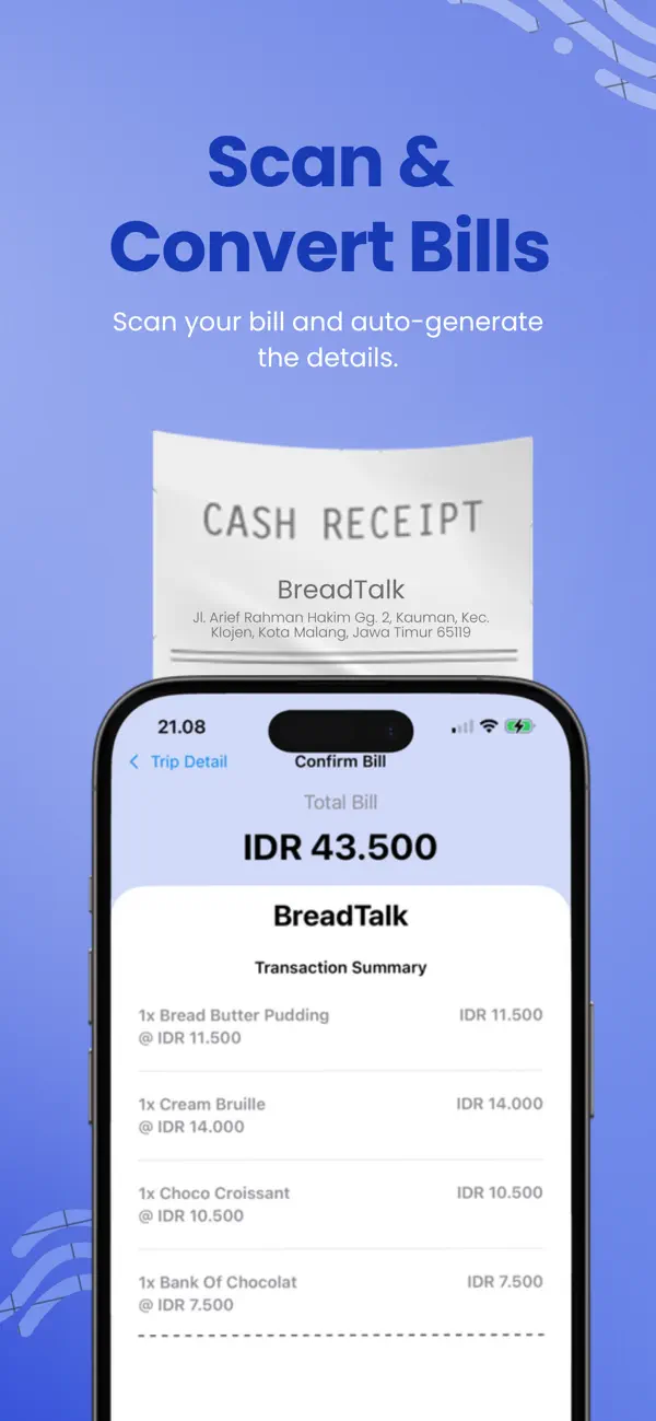 Screenshot #3 pour BillBro: Split Bills for Trips