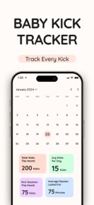 Baby Kick Counter & Tracker・ screenshot