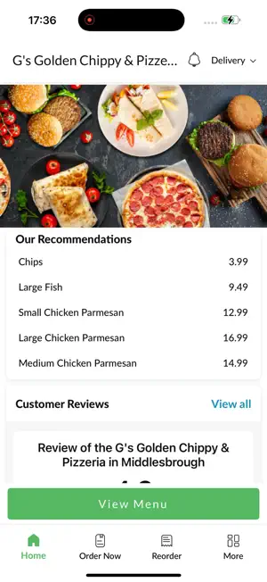 G's Golden Chippy & Pizzeria screenshot 2