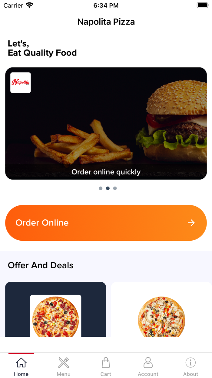 Napolita Pizza Online