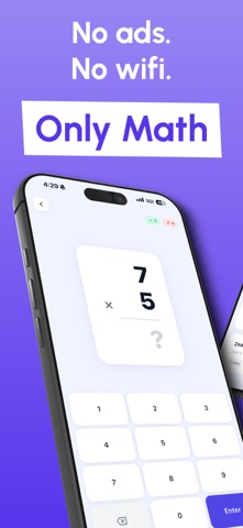 Flash Math: Mental Math cards Screenshot 1 of 5