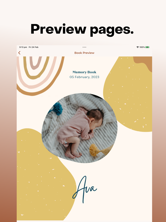 Baby Book: Dujourbaby iPad screenshot 4 - Lifestyle app