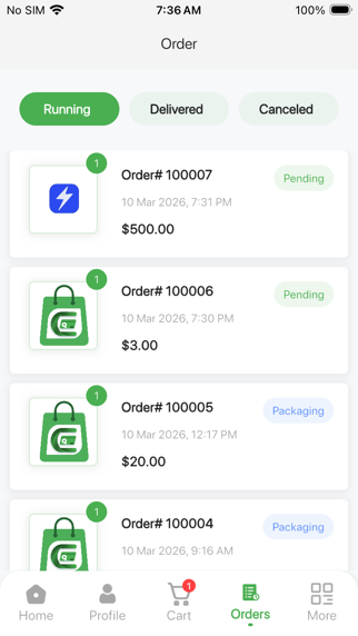 CaptinQ Marketplace screenshot