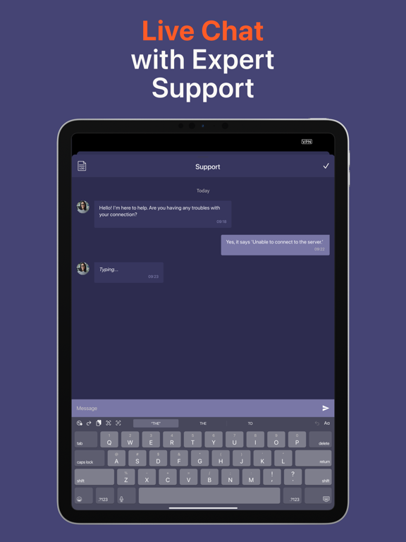 Red Shield VPN iPad screenshot 5 - Utilities app