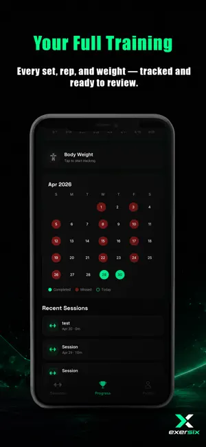 Exersix - AI Workout Tracker screenshot 4