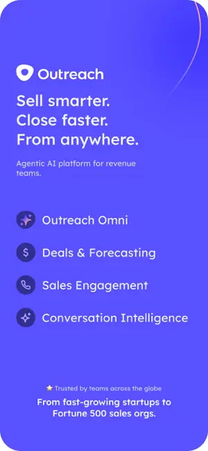 Outreach.io screenshot 1