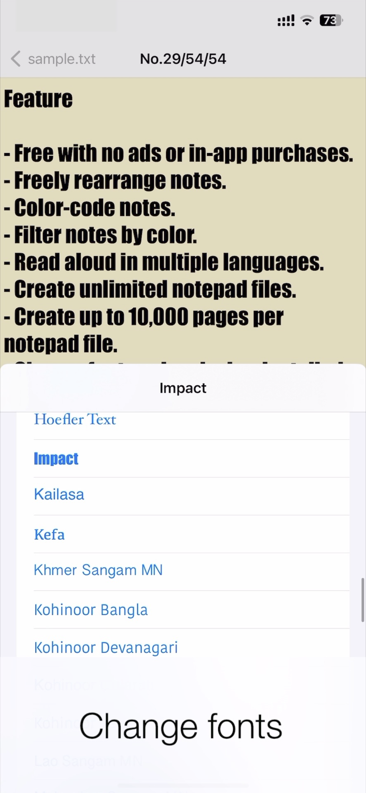 EZ Notepad plus - Symple note