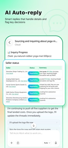 Accio: Alibaba AI Agent iPhone screenshot