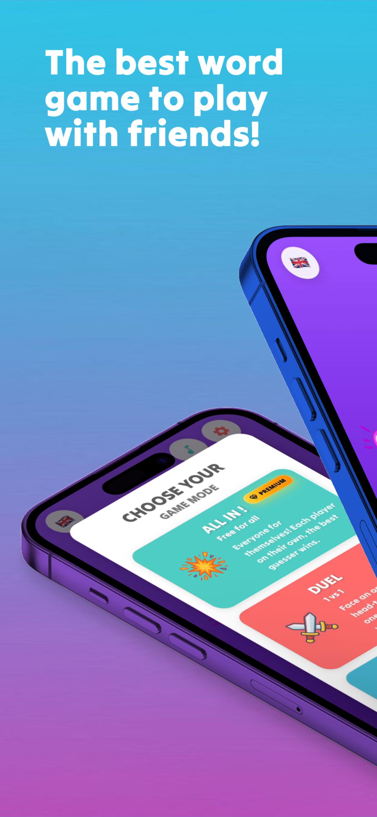 Wordigo : Play with friends