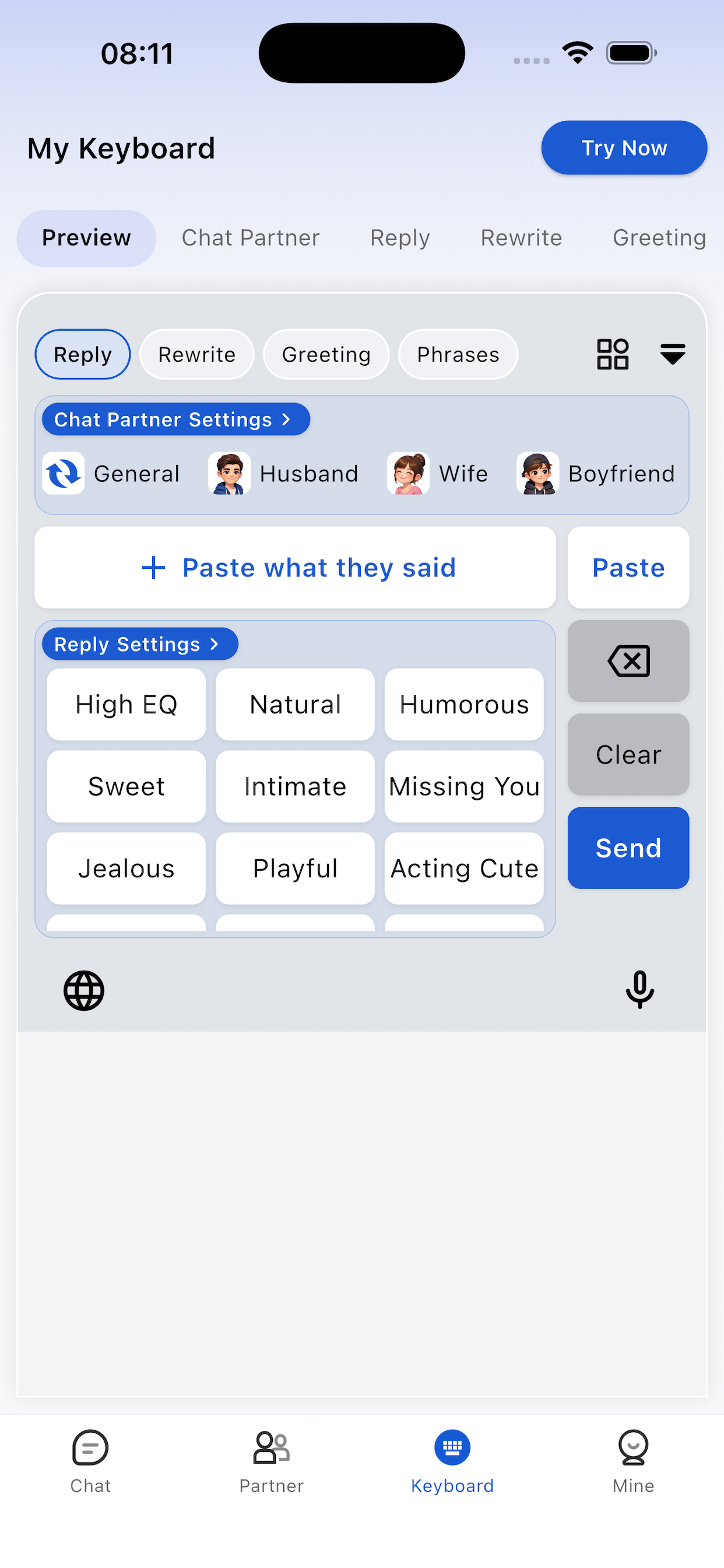 LoveTalk – Smart Chat Keyboard screenshot 5