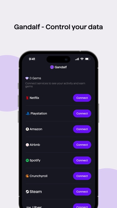 Gandalf - Control Your Data Screenshot