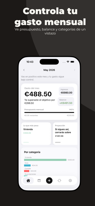 Fintu: Control de finanzas Screenshot 1 of 6