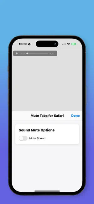 Mute Tabs for Safari screenshot 2