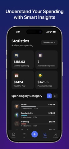 Subscribly Screenshot 3 of 5