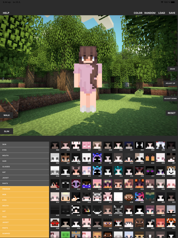 Custom Skin Creator iPad screenshot 7 - Entertainment app