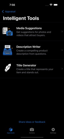 AppraisalCam screenshot