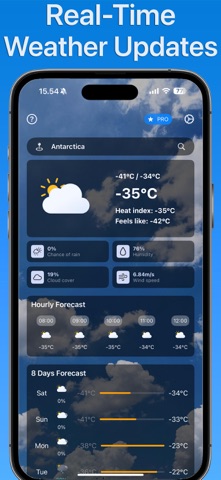 天气警报・实时预报 screenshot