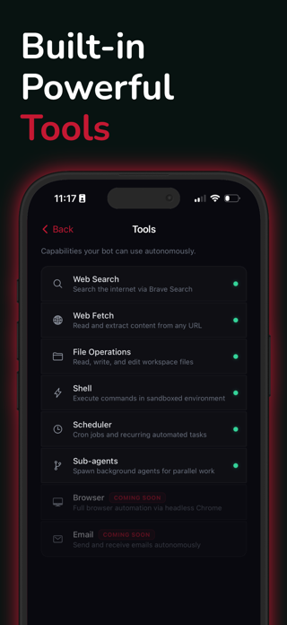 Nanoswarm: OpenClaw App Screenshot 5 of 8