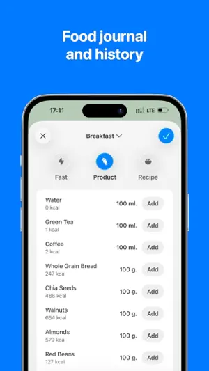 Food Diary. Calorie Counter screenshot 2