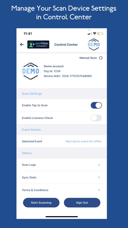 nanoVision Face Recognition