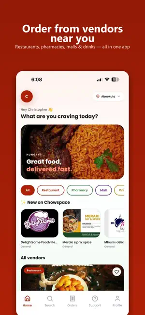 Chowspace screenshot 1