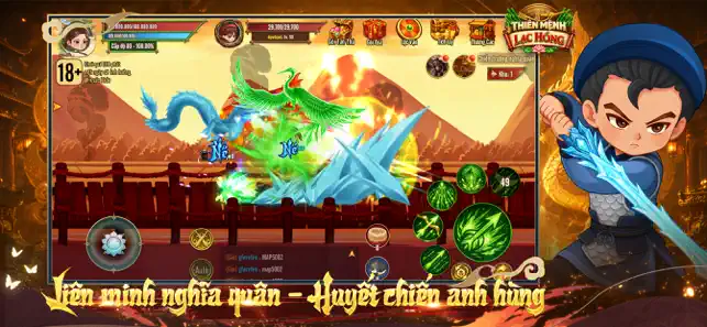 Thiên Mệnh Lạc Hồng iPhone screenshot 2