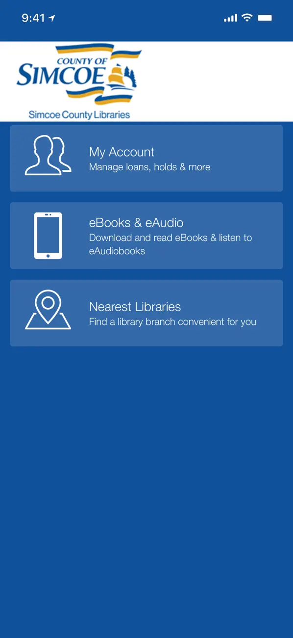 Screenshot #1 pour Simcoe County Libraries