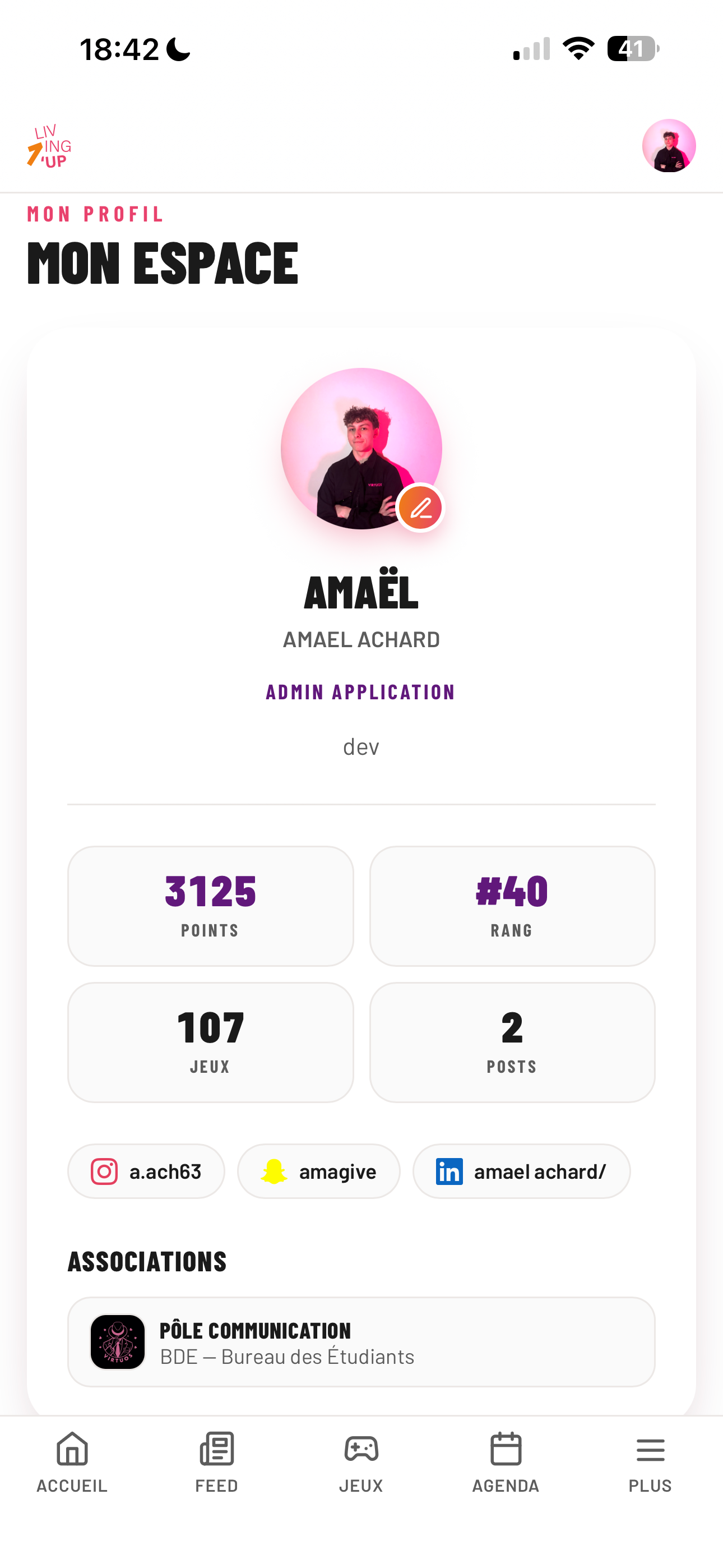 Living'up