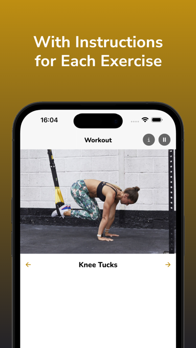 Suspension Training Exercises Screenshot
