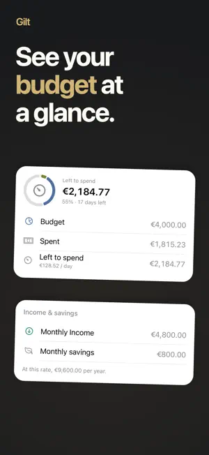 Gilt: Private Budget Tracker screenshot 3