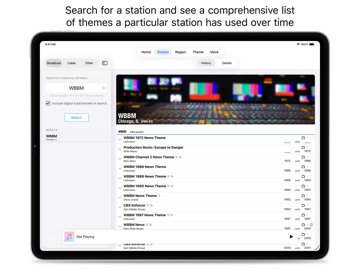 News Music Search Archive iPad screenshot