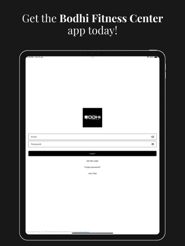 Bodhi Fitness Center iPad screenshot