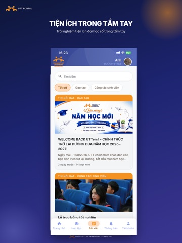 UTT Portal iPad screenshot 1