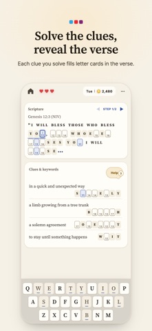 Bible Crostics Puzzle Screenshot 2 of 6