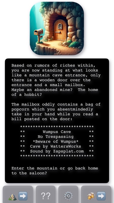 Screenshot 1 of Wumpus Cave App