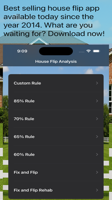 House Flip Analysis Screenshot