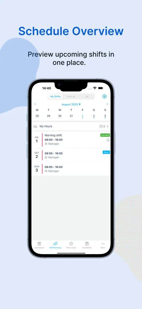 Humanity Schedule by TCP screenshot 3