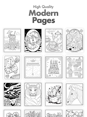 Crayola Adult Coloring Books iPad screenshot