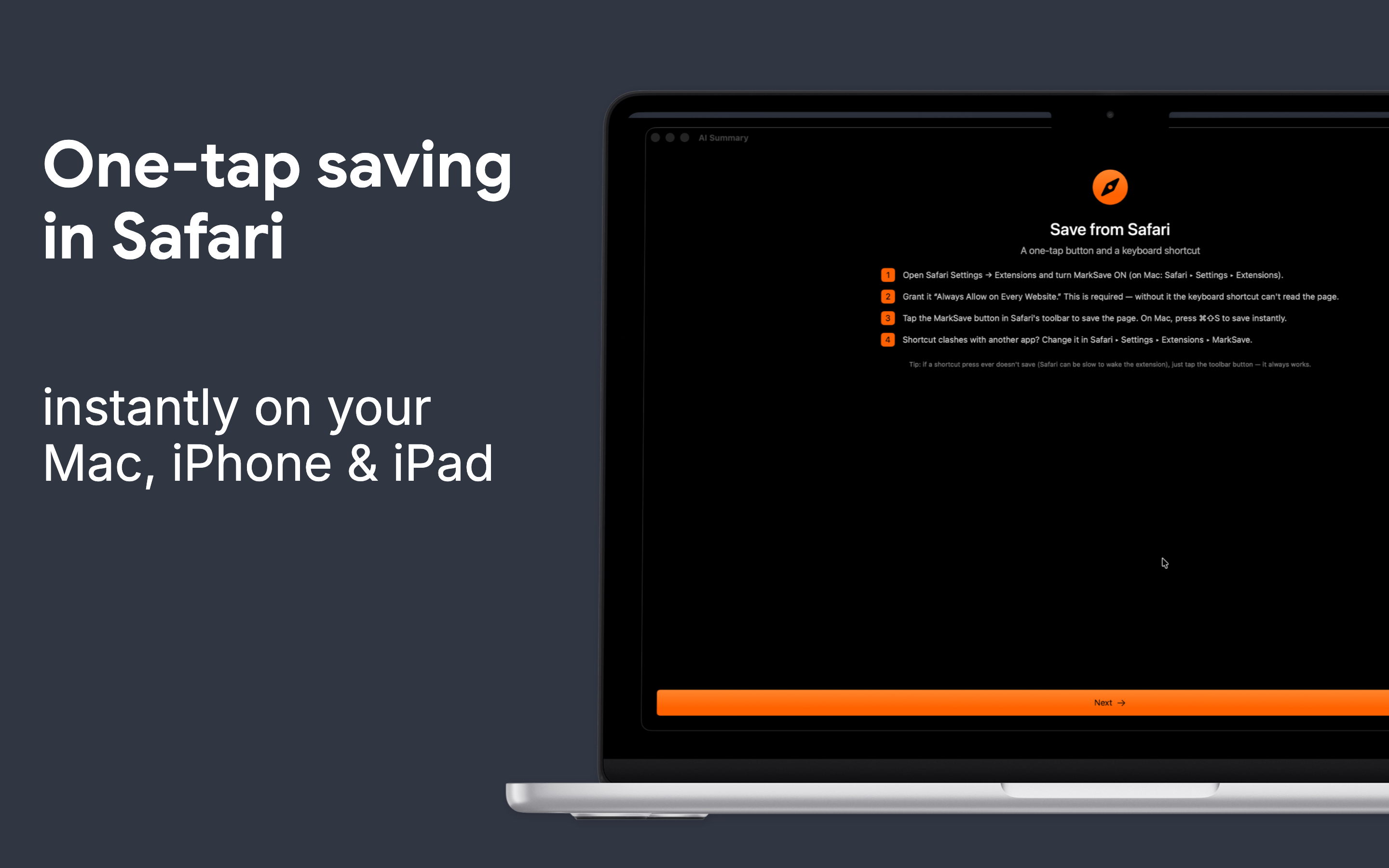 Read Later Bookmarks: MarkSave