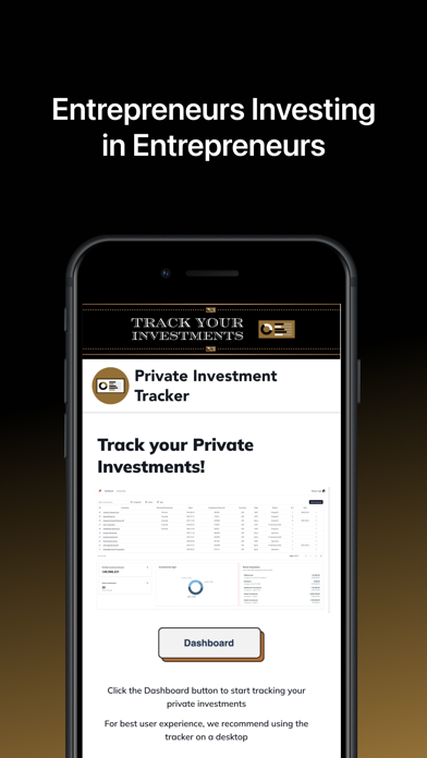 Screenshot 1 of Private Investor Network App